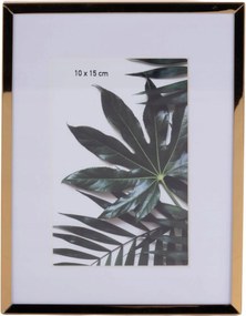 Fényképkeret Fém Arany Elegáns Passe-partout 20,8X15,5X1 CM