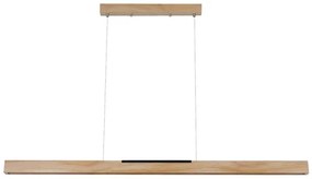 LED Csillár zsinóron LED/22W/230V 4000K 120 cm fenyő/tömör fa