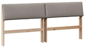 Kárpitozott fejtámla Tópszínű 180 cm Tömör fenyőfa