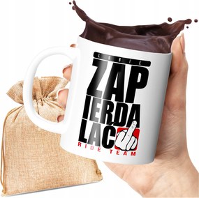 Nyomott Mintás Bögre, Ride Team Motorosoknak Print