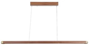 LED Csillár zsinóron LED/22W/230V 4000K 120 cm kőris/tömör fa