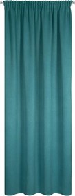 Carlo szalagfüggöny 130x300 Eurofirany sötét türkizkék