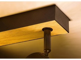 Rabalux 71152 - Spotlámpa METTA 2xE14/40W/230V tölgy