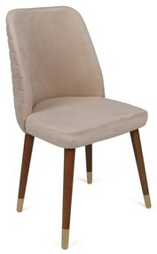 Hugo Cream and Walnut étkezőszék-készlet, 2 db