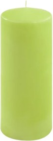 Gyertya készlet 25 cm Ø 10 cm 2 db világoszöld