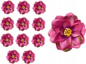 12x Művirág Nenufar termék bimbófej 11cm műmargaréta