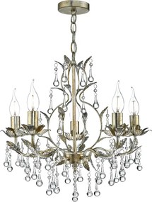 Dar Lighting LAQUILA LAQ0535 Csillár 5x40W/E14 IP20