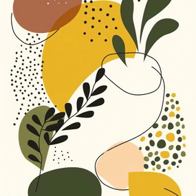 Poszter 30x30cm Botanikai impressziók