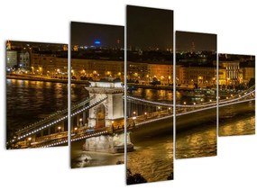 Éjszakai város képe (150x105 cm)