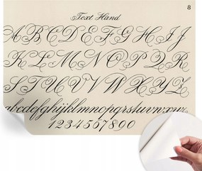 Fotótapéta Öntapadós Fali Falikép Kalligrafikus írás 312x219 cm