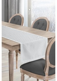 Jada exkluzív asztali futó Fehér 40x140 cm