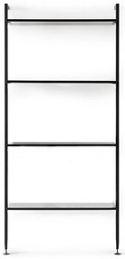 Edge fekete könyvespolc, szélesség 94 cm - Hammel