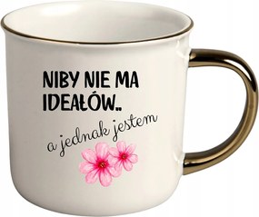 Bögre Fehér Arany Rant Ajándék Vicces Nőnap Mintha Nem Lenne Tökéletes