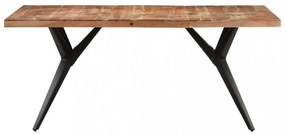 tömör akácfa étkezőasztal 160 x 80 x 76 cm