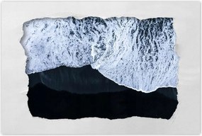 Poszterek 60x40 Izland fekete tengerparttal