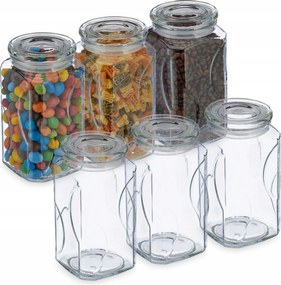 Ételtároló doboz szett 6 db 1 l