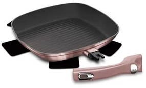 BerlingerHaus Grill serpenyő levehető nyéllel (28 cm) I-Rose Collection  BH/6086