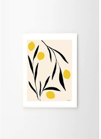 Poszter 50x70 cm Lemon – Anna Mörner – The Poster Club