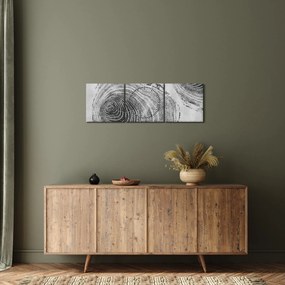 Kép - Fa motívum (órával) (90x30 cm)