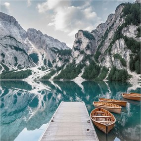 Dekoratív fotótapéta falra Könnyű összeszerelés Hegyi panoráma 250x250 Ragasztó