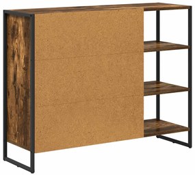 Oldalsó szekrény Füstös tölgy 96.5 x 30 x 75 cm Faanyag