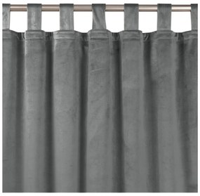 Antracitszürke függöny 200x270 cm Vila – Homede