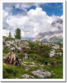 Poszterek keretben 40x50 Hegyi kilátás Tájkép