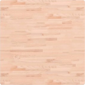 vidaXL tömör bükkfa négyzet alakú asztallap 90 x 90 x 1,5 cm