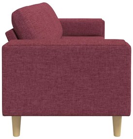 Kanapé Szett bordó szövet