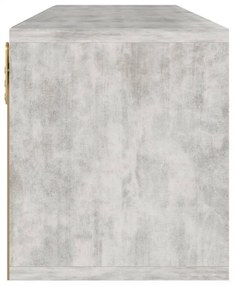 betonszürke szerelt fa TV-szekrény 88,5 x 27,5 x 30,5 cm