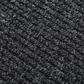 antracitszürke koszfogó futószőnyeg 100 x 450 cm