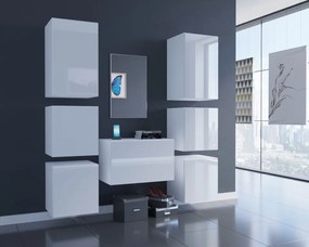 Prince gloss modern f3 előszoba bútor magasfényű fehér