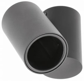 Lámpa Mennyezeti lámpatest LUPO, aluminium, 11.6x5.6x11.5, IP20, 1*GU10, max. 50W, kör, fekete