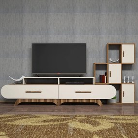 Flora S - Walnut, Cream