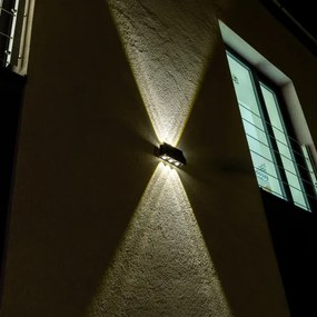 Immax 08491L - LED napelemes fali lámpa szenzorral LED/2W/5V IP54