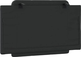 fekete műbőr fejtámla párna Zadar 90 cm