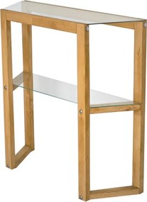 Trapezoid komód, tölgy, 85 cm