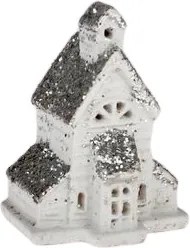 Karácsonyfa Bomba LED-es karácsonyi házikó 7 x 10cm