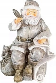 Mikulás szobor ajándék listával 10*7*13 cm
