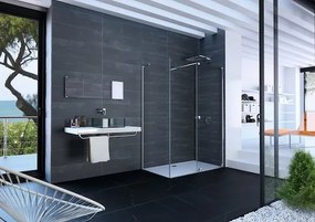 Hüppe Xtensa pure oldalsó paraván a zuhanyajtóhoz 90 cm XT0307.069.322
