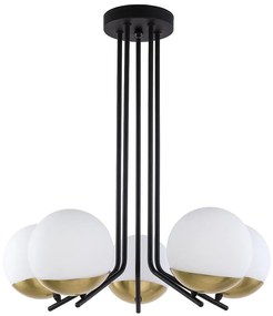 Jupiter 1720 - Csillár rúdon SANTA 5xE14/40W/230V bronz