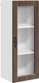 vidaXL Konyhaszekrény polcokkal Barna Tölgy 40 x 31 x 100 cm Faanyag