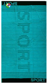 Sport türkizkék strandtörölköző