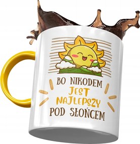 Sárga Bögre Nikodémus Nikosia Kollégák Ajándék Nyomtatott Fotóval