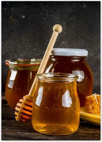 Poszterek 50x70 Méhészet mézes tégelyek