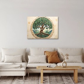 Kép – Fonott életfa (70x50 cm)