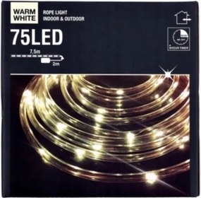 FĂ©nylĂĄnc 75 Led lĂĄmpa 9,5 mĂ©ter TömlĆ Gumi