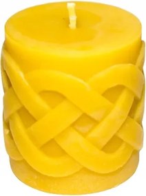 Természetes henger Méhviasz gyertya 5 cm