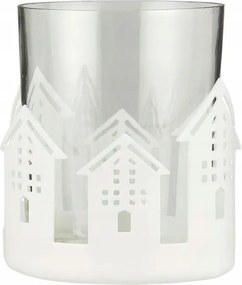 Gyertyatartó Fém Kövek Fehér Ib Laursen