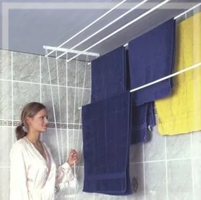 Ideal Mennyezeti ruhaszárító 5 rúddal, 120 cm, 120 cm